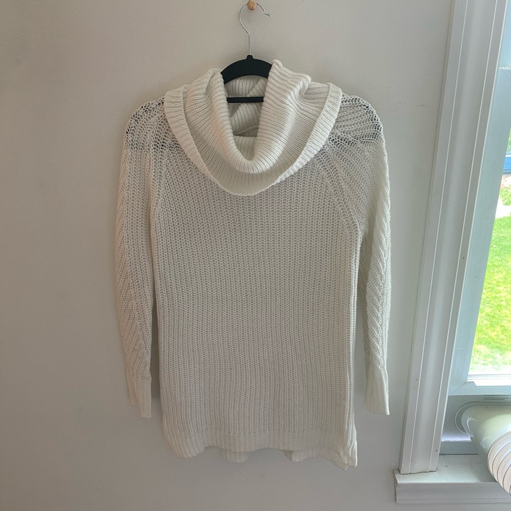 A New Day White Cowl Neck Sweater Dress